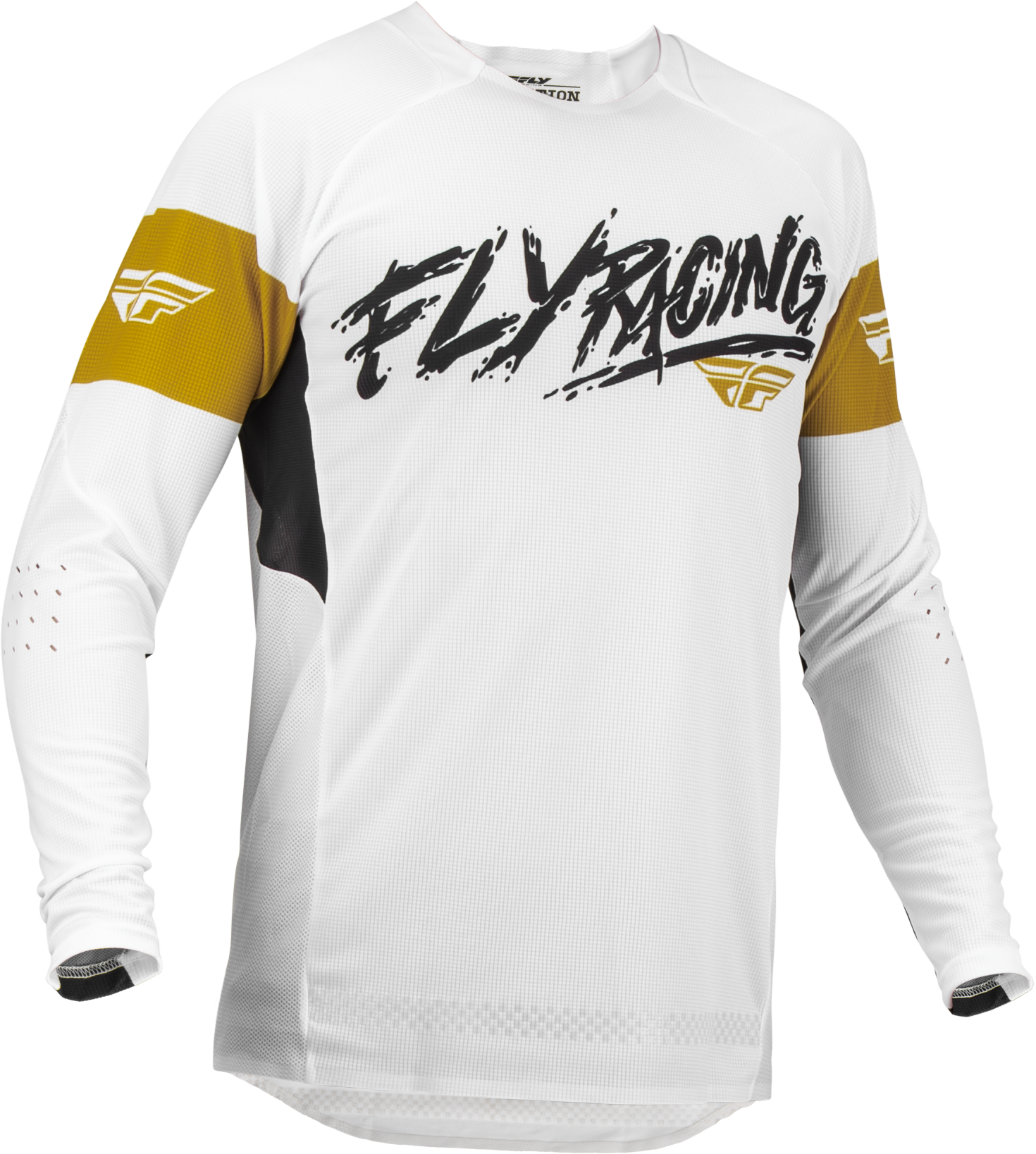 Fly Racing Evolution Dst L.E. Brazen Jersey White/Gold/Black 2x 376-1242X