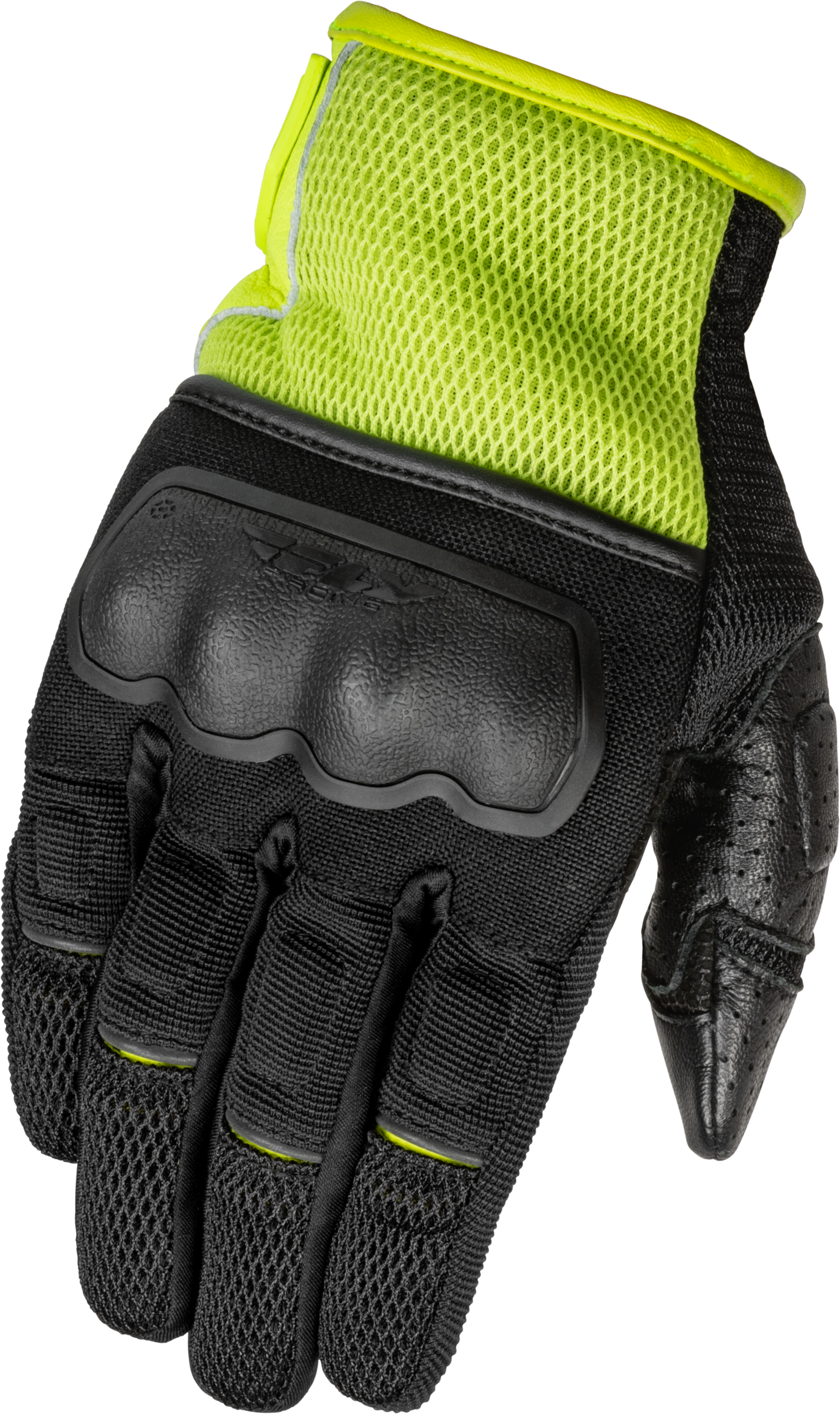 Fly Racing Coolpro Force Gloves Black/Hi-Vis 2x 476-41282X