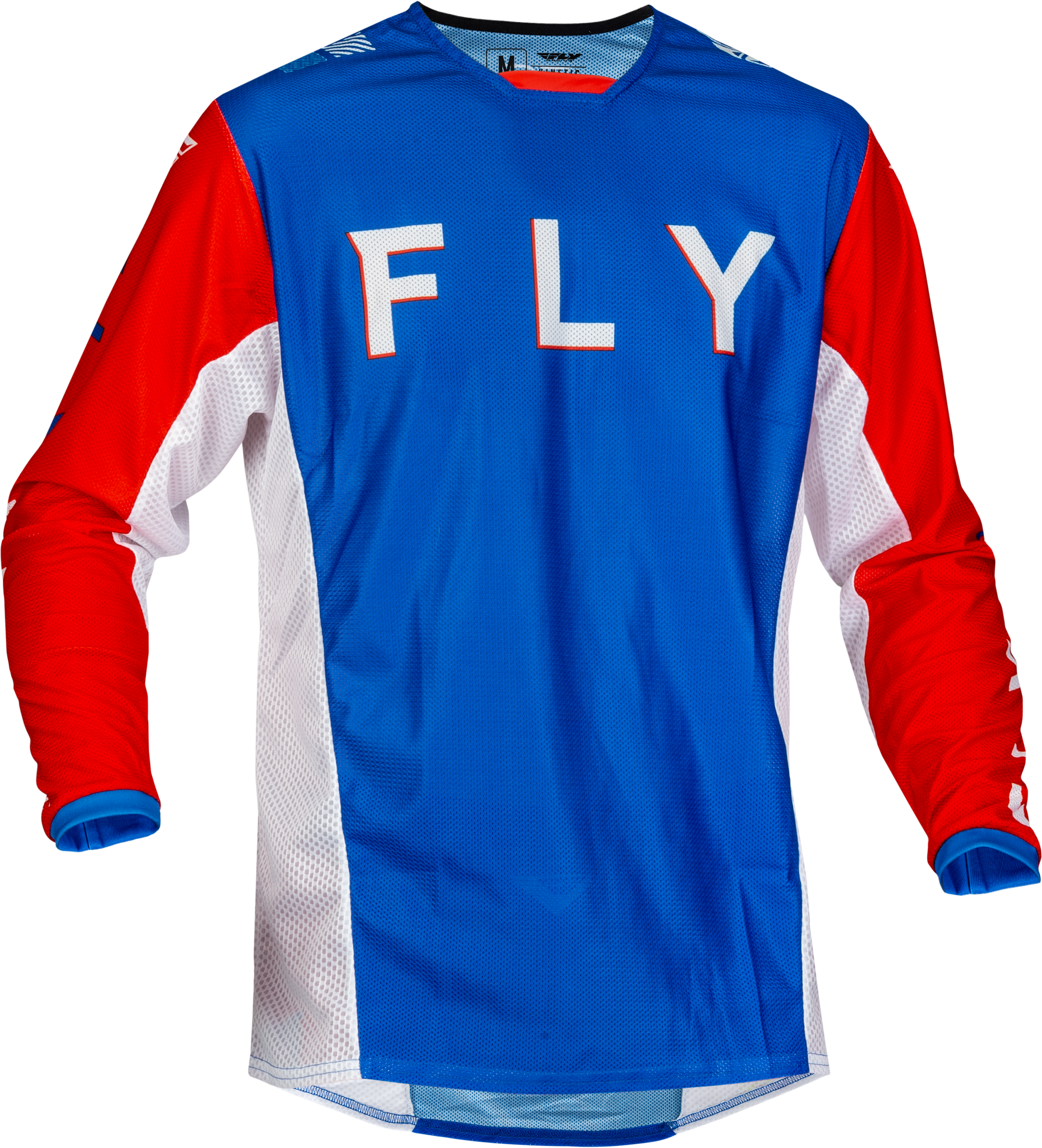 Fly Racing Kinetic Mesh S.E. Kore Jersey Red/White/Blue Lg 377-317L