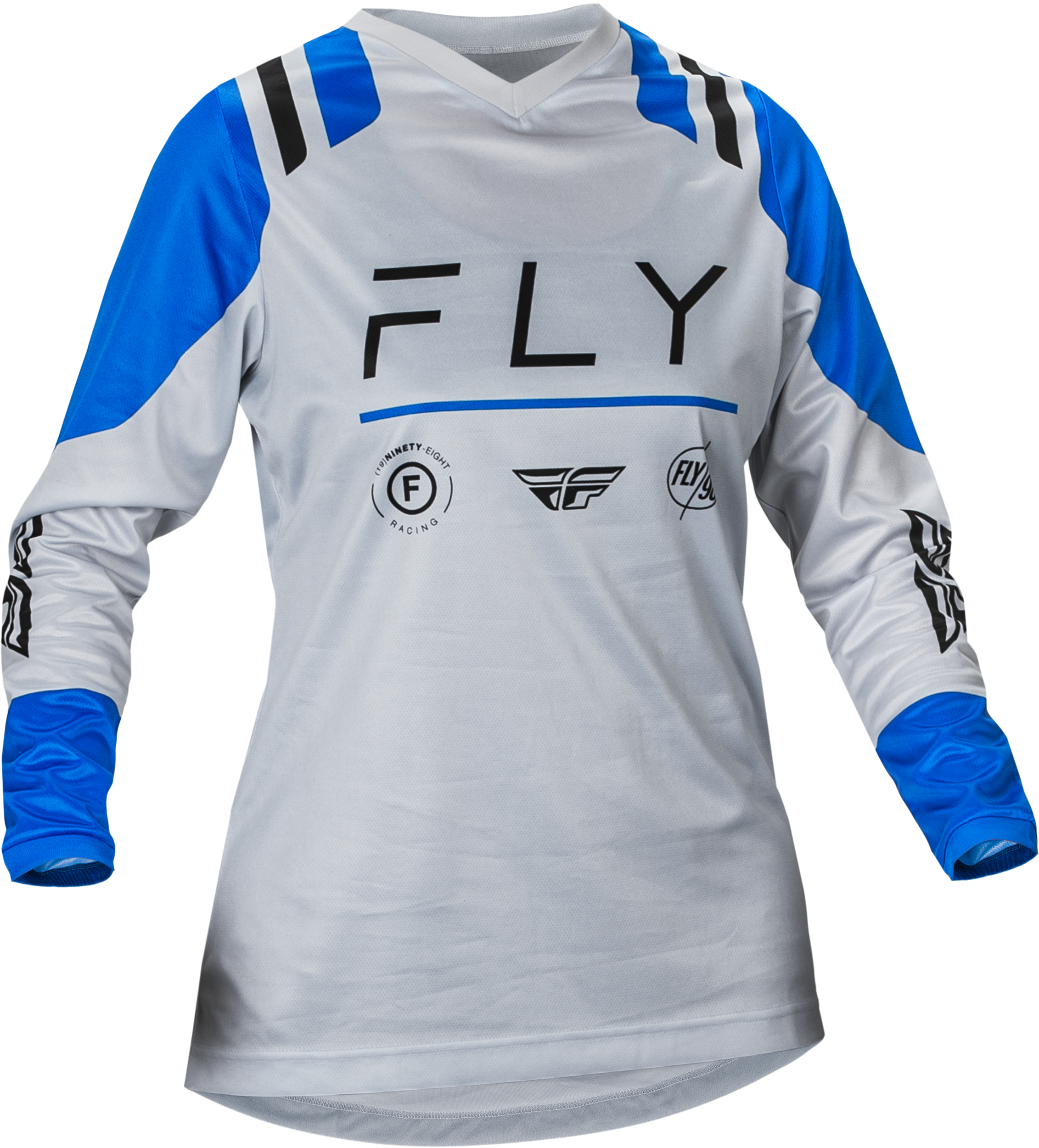 Fly Racing Women'S F-16 Jersey Arctic Grey/Blue Xl 377-820X