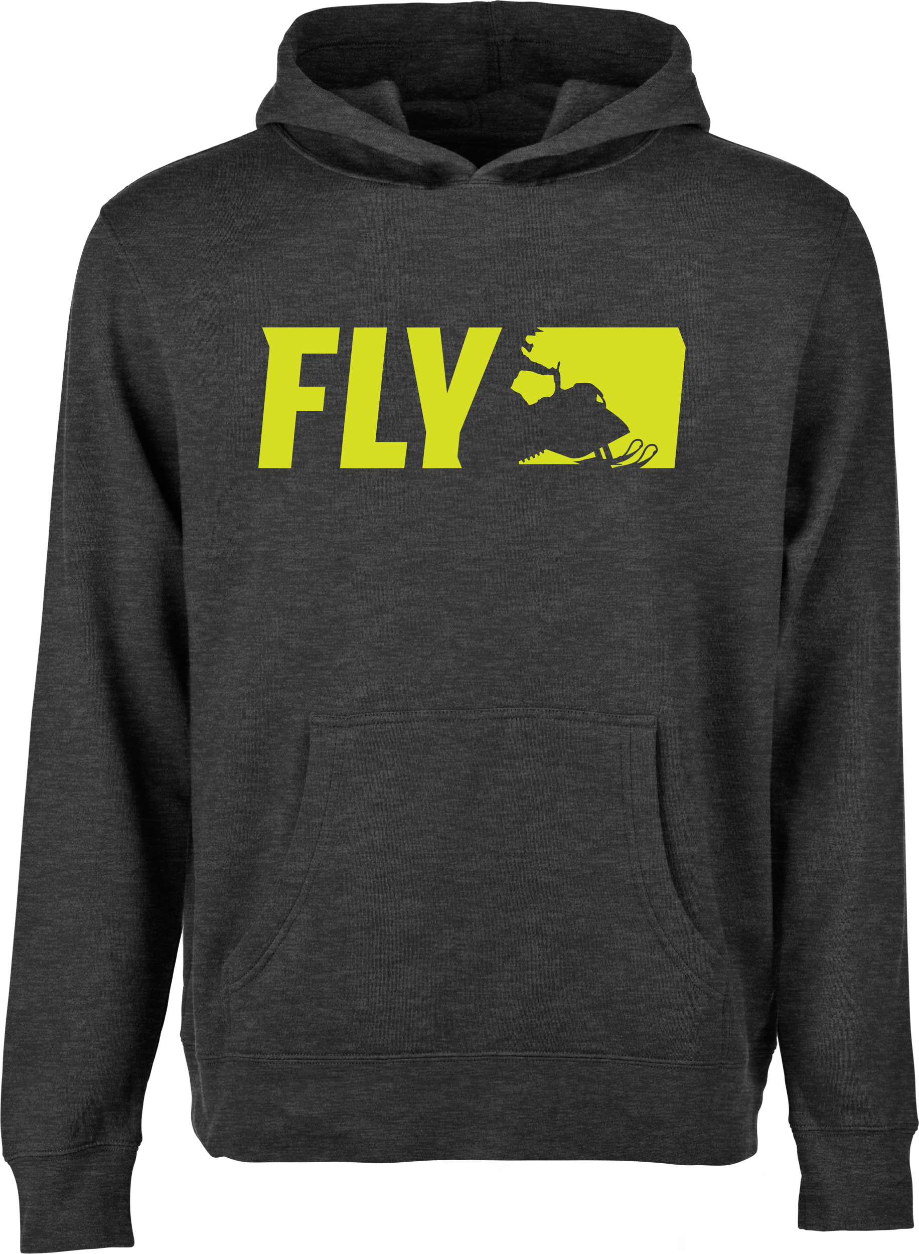 Fly Racing Fly Youth Primary Hoodie Charcoal Ys 354-0166YS