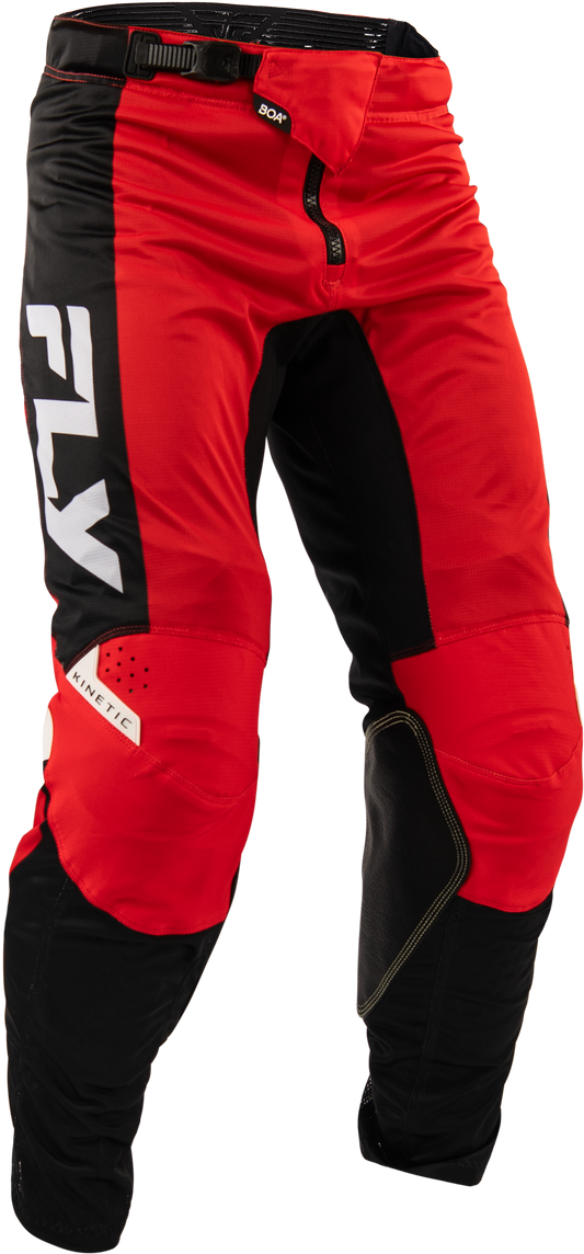 Fly Racing Kinetic Mesh Pants Red/Black/White Sz 36 380-32236