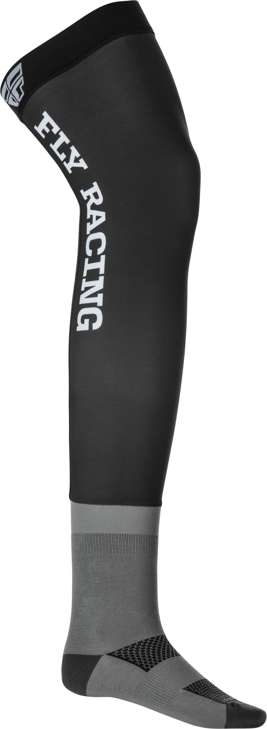 Fly Racing Knee Brace Socks Black/Grey/White Lg/Xl 350-0447L