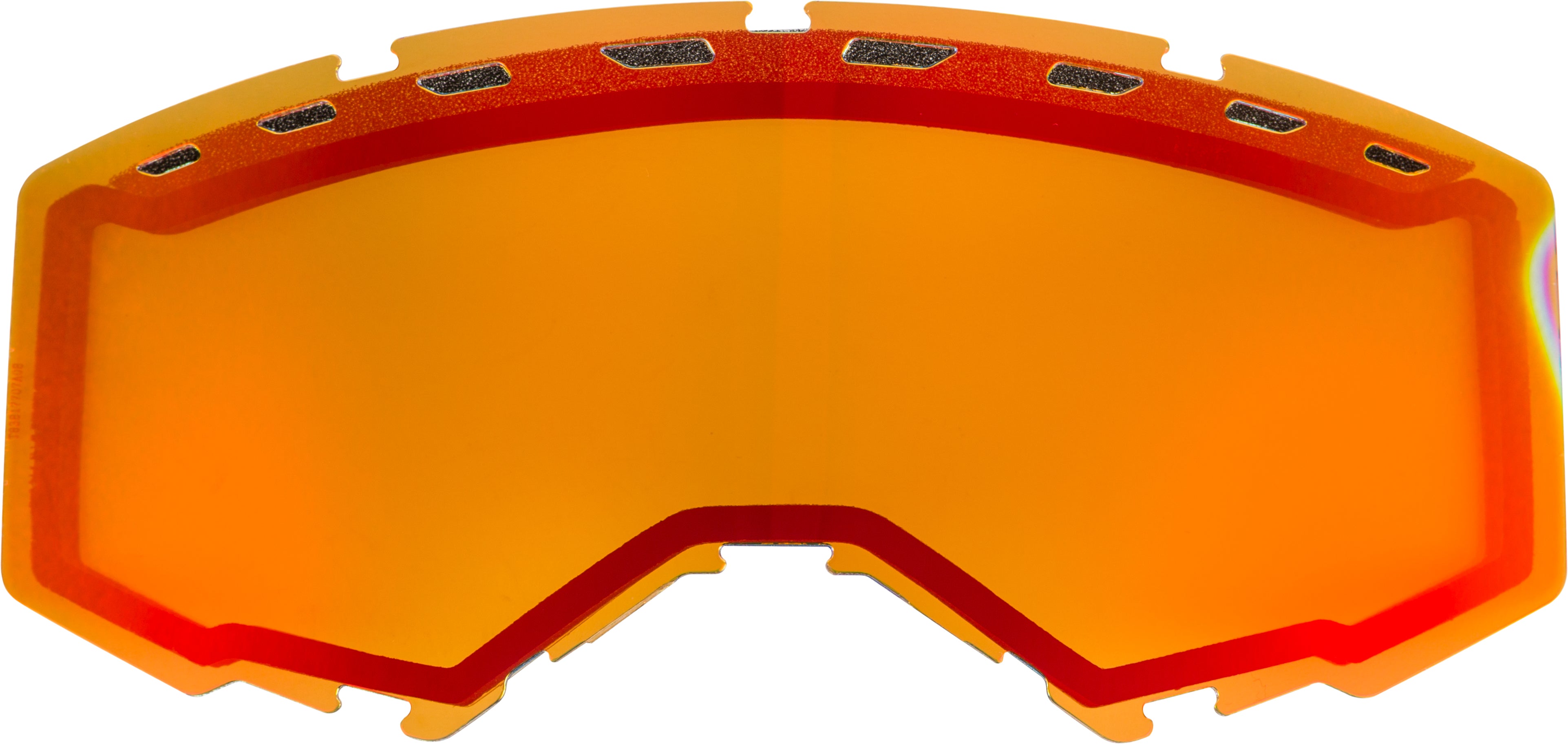 Fly Racing Dual Lens With Vents Adult Red Mirror/Persimmon 37-5457