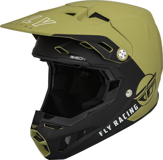 Fly Racing Formula Cc Centrum Helmet Matte Olive Green/Black Md 73-4324M