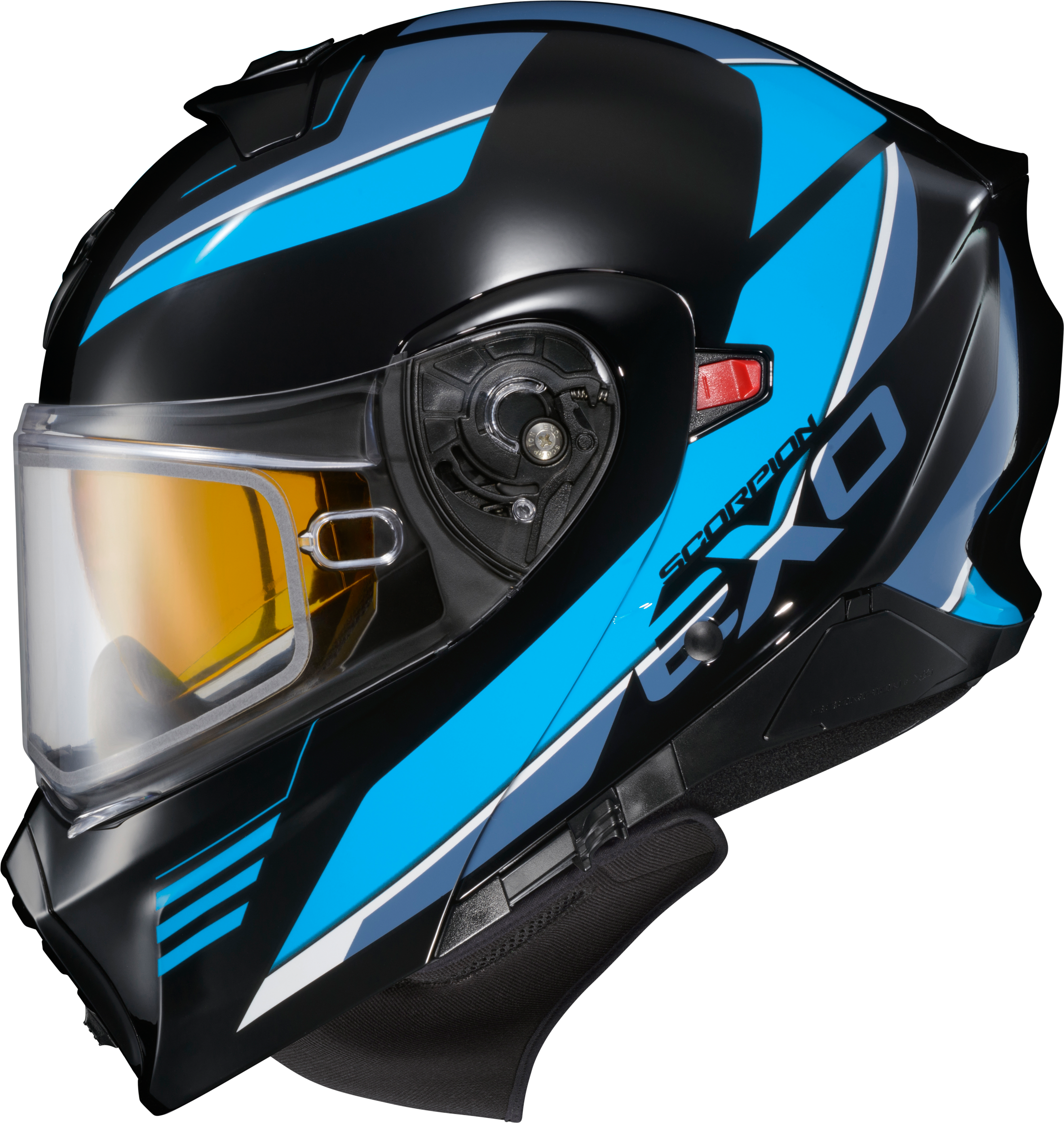 Exo-Gt930 Cold Weather Helmet Modulus Blk/Blu Sm (Electric)