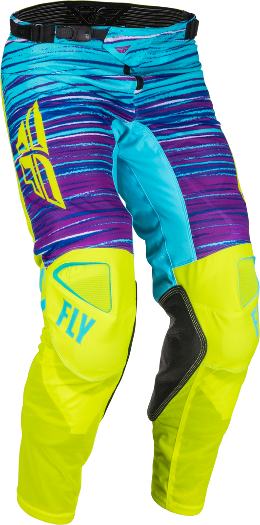 Fly Racing Kinetic Mesh L.E. Pants Hi-Vis/Blue/Magenta Sz 30 376-32230