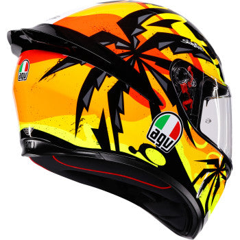 AGV Helmet K1 S Tropicrush Black/Orange Xl 2118394018-070-XL