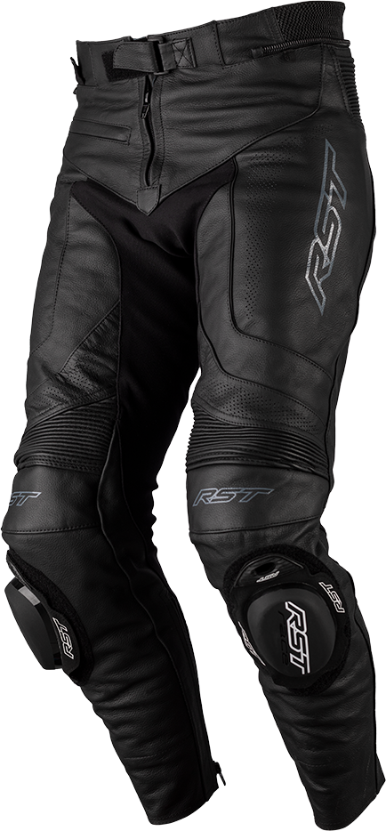 RST Ladies S1 Ce Jean Black/Black Leather Lg 556-3042014
