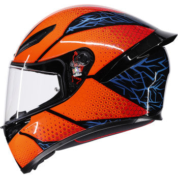 AGV Helmet K1 S Speedarmor Black/Orange/Blue Lg 2118394018-074-L