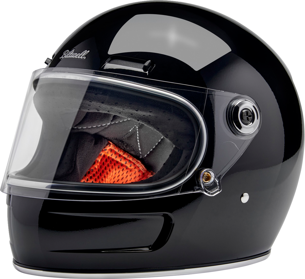 BILTWELL Gringo SV Helmet - Gloss Black - Small 1006-101-502