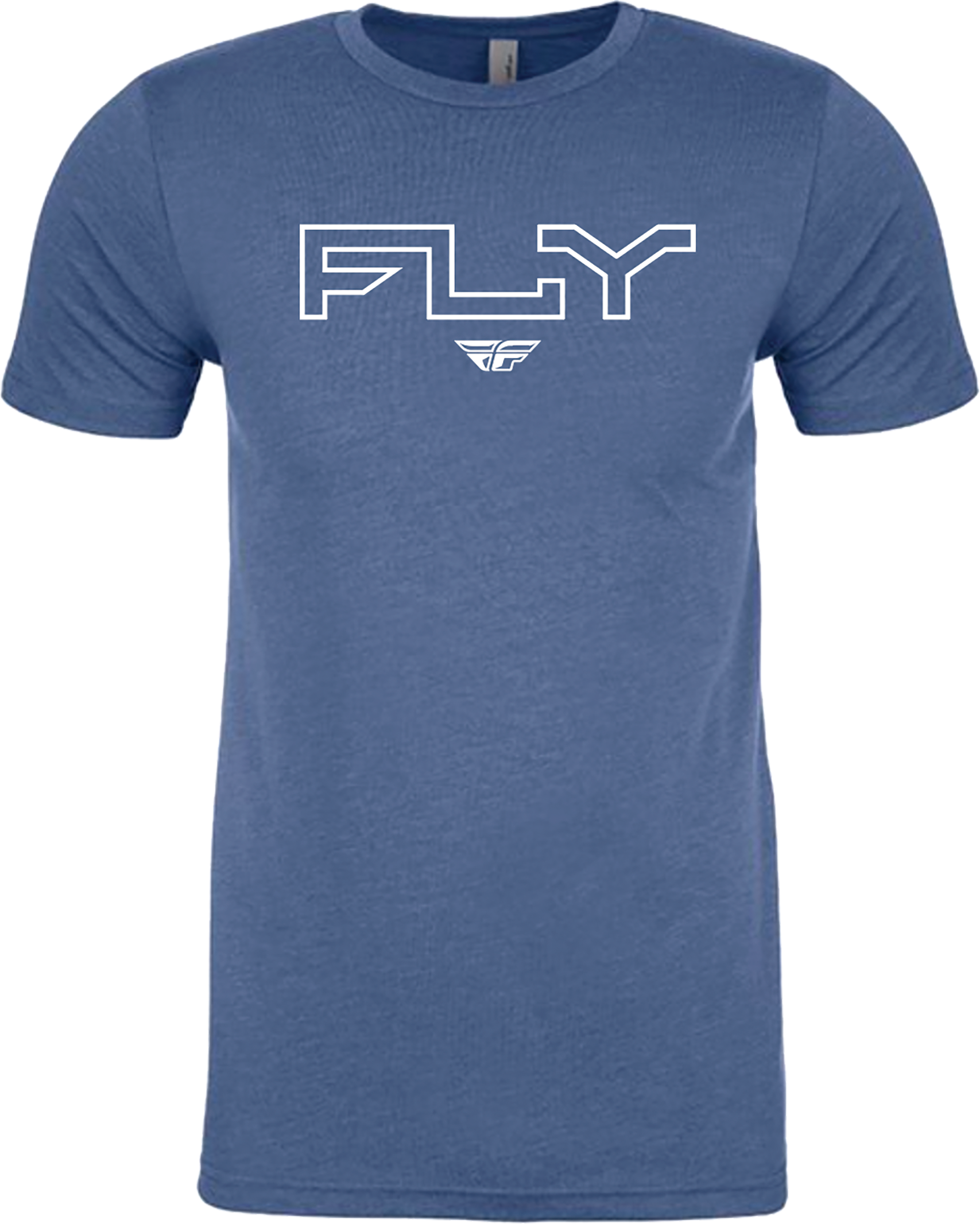 Fly Racing Fly Edge Tee Cool Blue Heather Xl 354-0310X