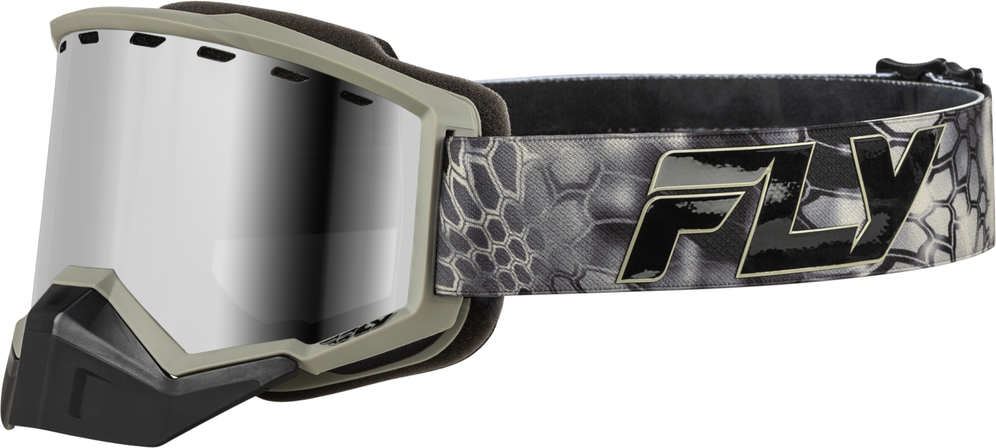 Fly Racing Focus Snow Goggle Se Kryptek W/ Silver Mirror/Smoke Lens 37-50172