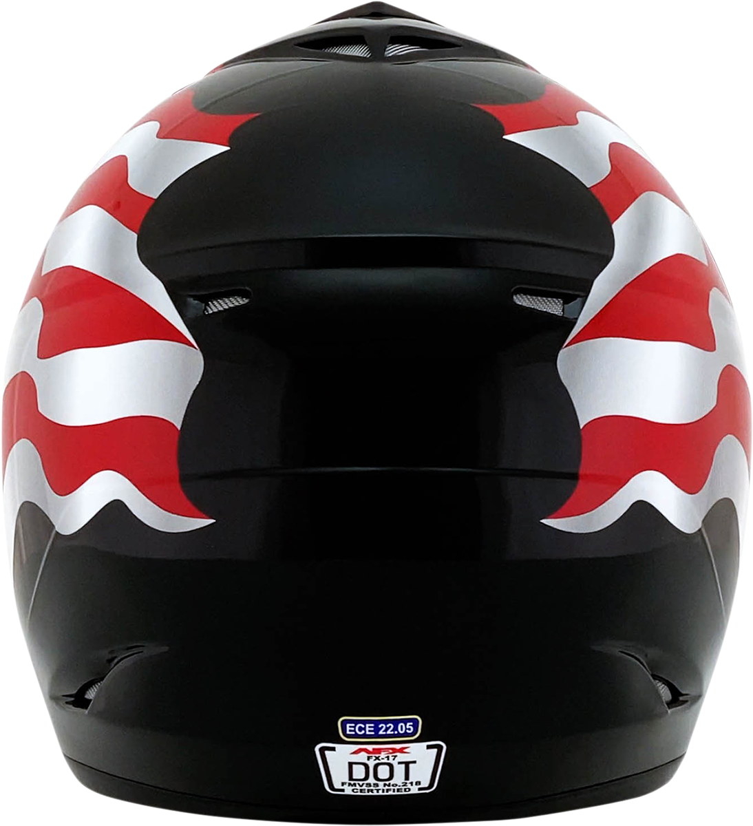 AFX FX-17 Helmet - Flag - Black - 3XL 0110-7631 – winxwheels