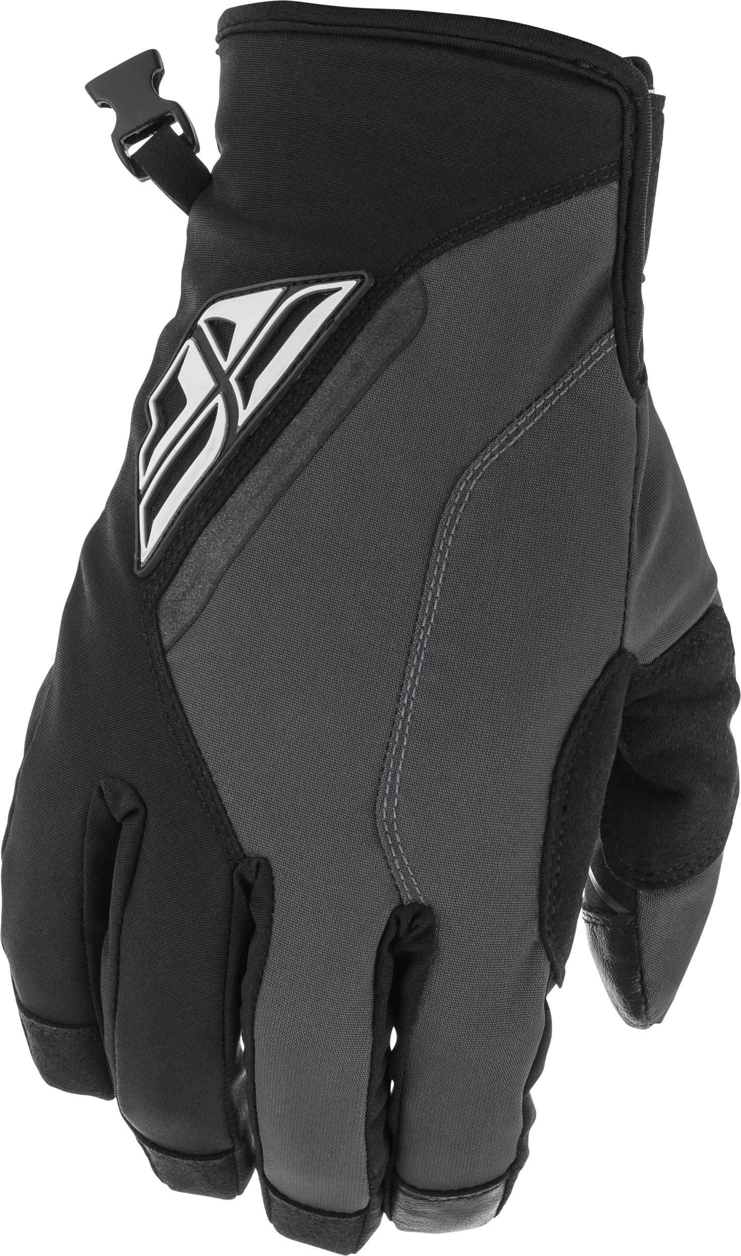 Fly Racing Title Gloves Black/Grey Sz 10 371-05110