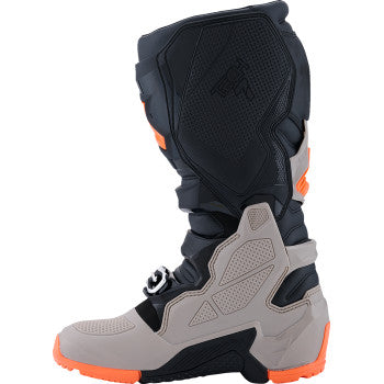ALPINESTARS Tech 7 Enduro Boots - Black/Warm Gray/Fluorescent Orange - US 7 2010426-1562-7