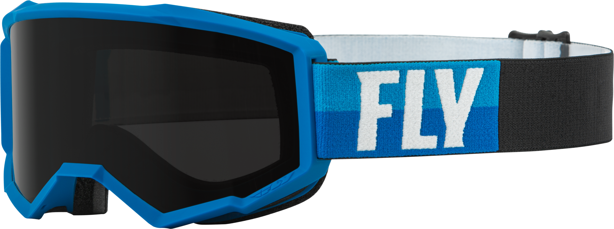 Fly Racing Zone W/C Goggle Blue/Black W/Dark Smoke Hydrophoc Lens 37-51673