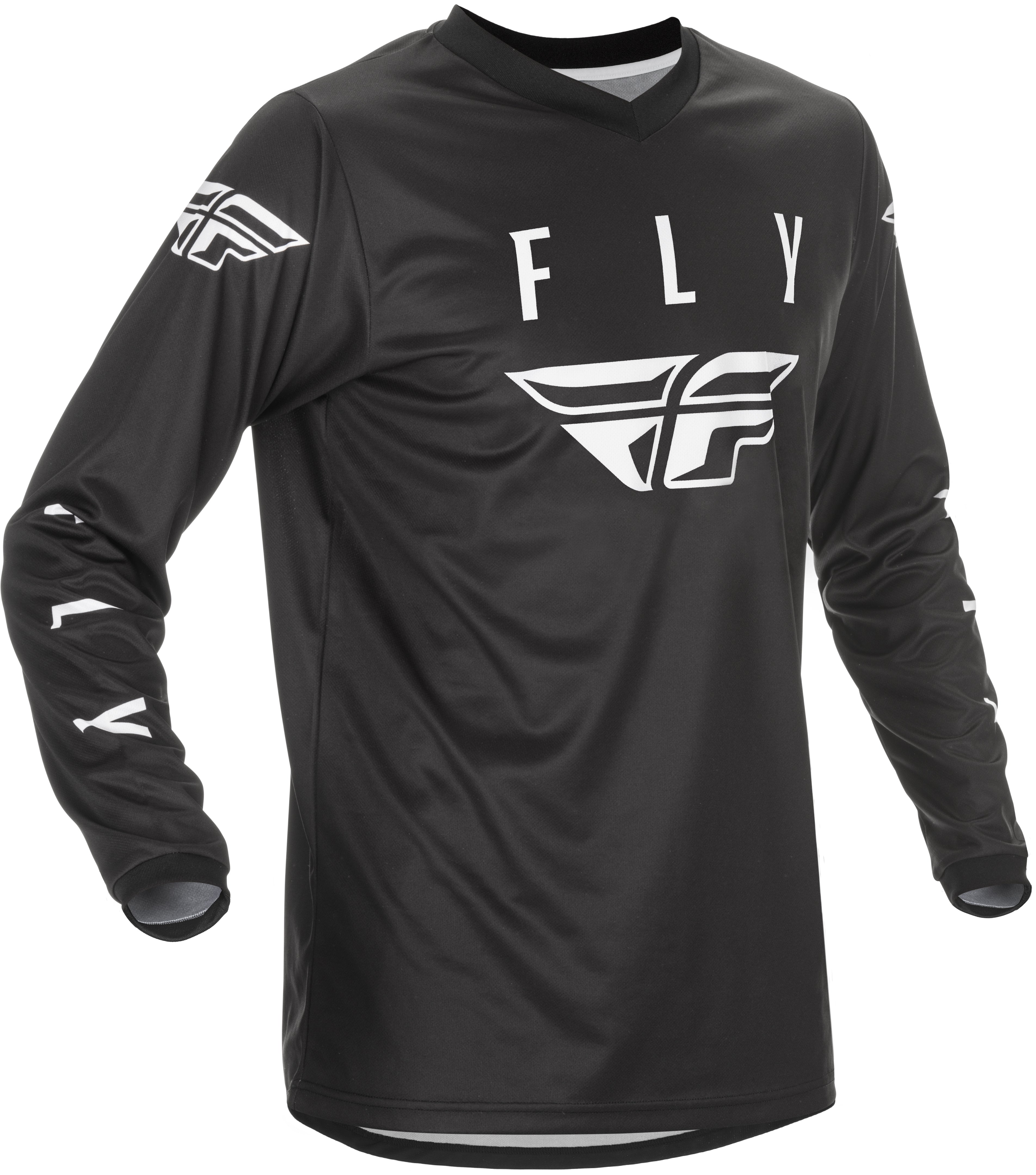 Fly Racing Youth Fly Universal Jersey Black/White Yx 374-991YX