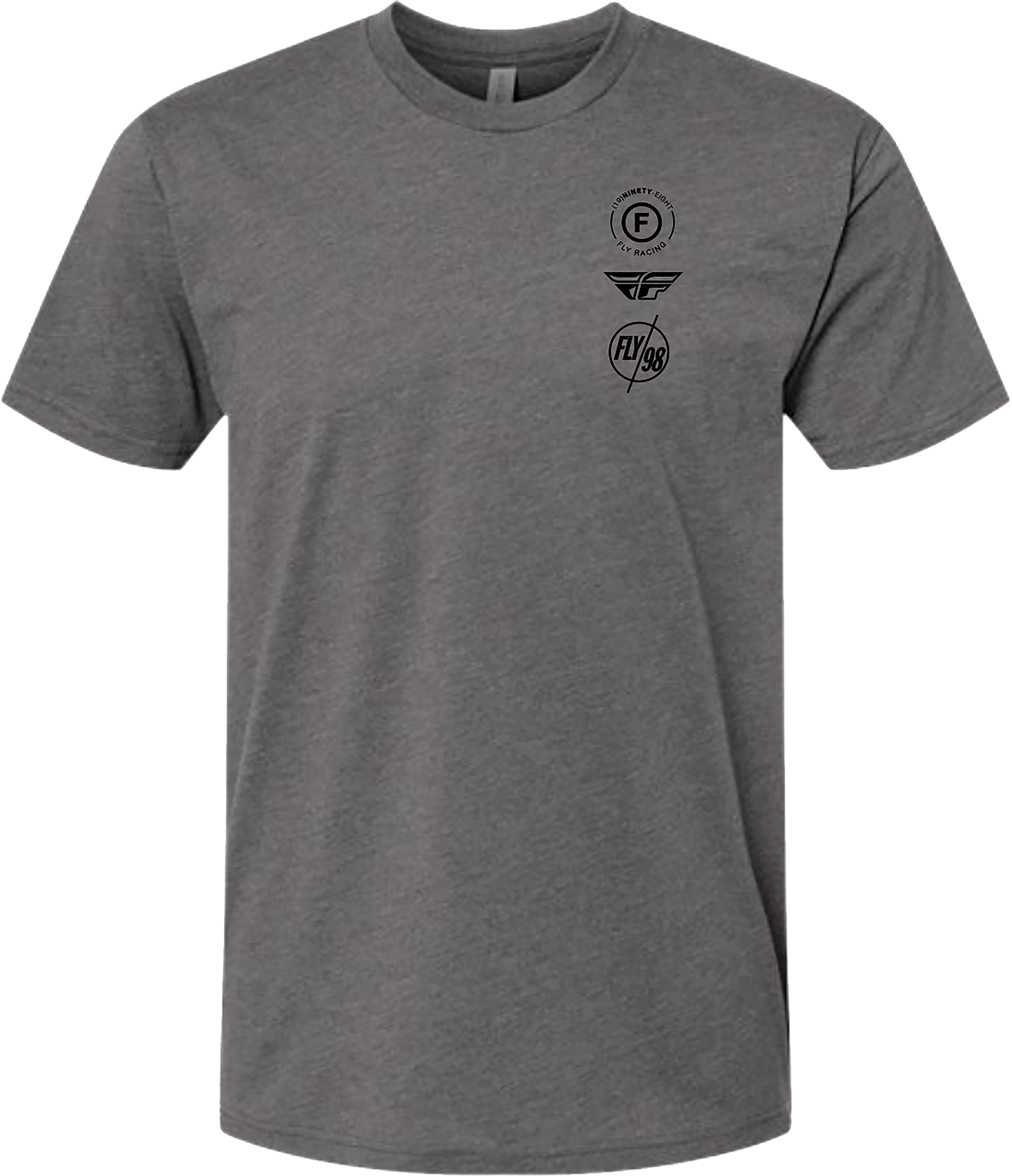 Fly Racing Fly Atom Tee Gunmetal Heather Xl 354-0317X