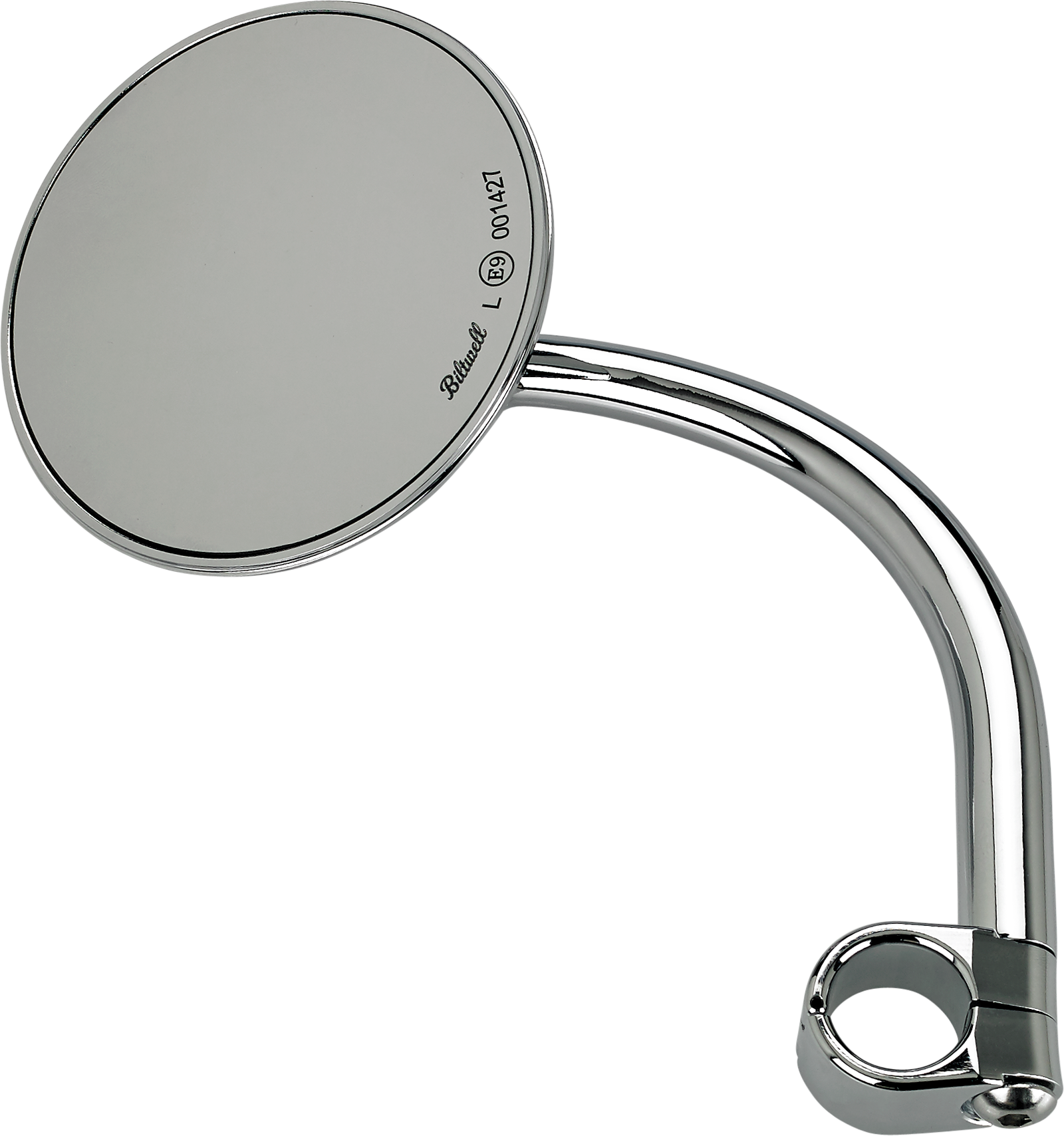 BILTWELL Clamp-On Utility Mirror - Round - Chrome 6503-578-531