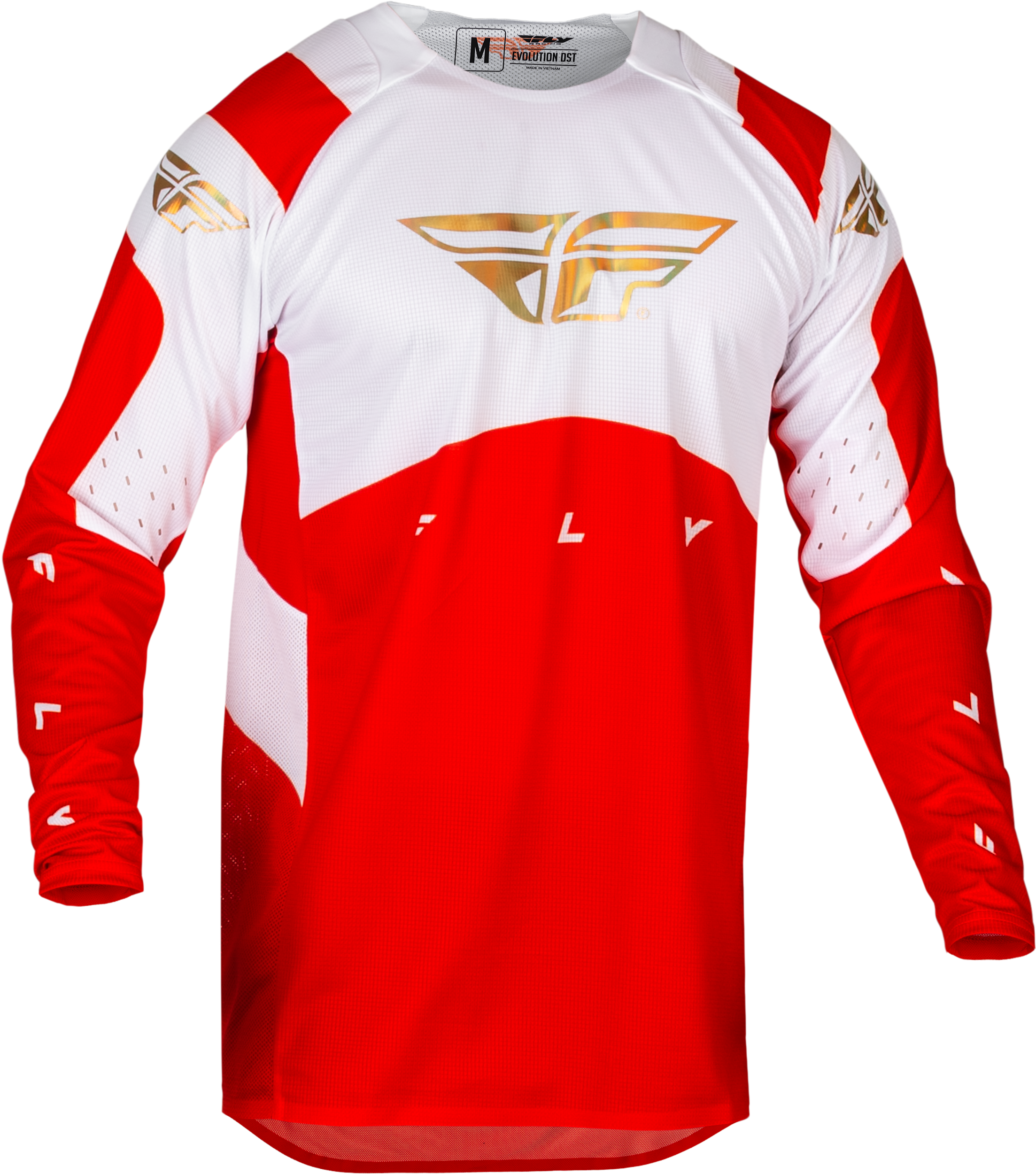 Fly Racing Evolution Dst Le Podium Jersey Red/Wht/Red Iridium Lg 377-125L