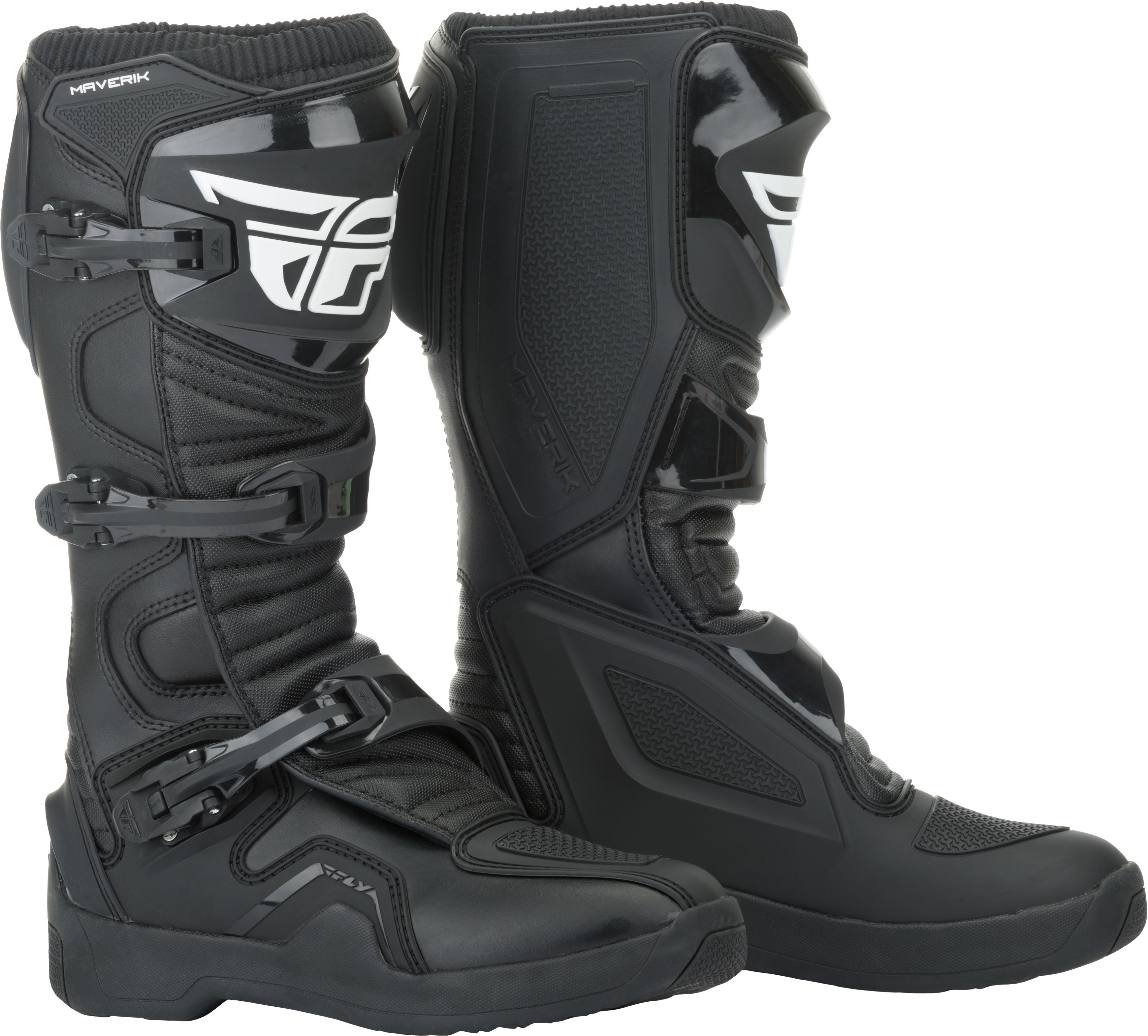 Fly Racing Maverik Boots Black Sz 14 364-67114