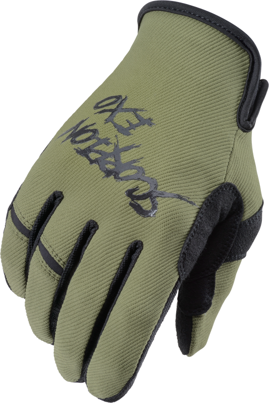 Air-Stretch Gloves Grind Olive/Coal Lg
