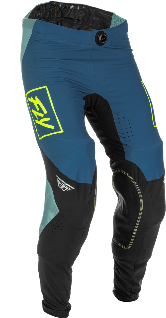 Fly Racing Lite Pants Grey/Teal/Hi-Vis Size 36 375-73136