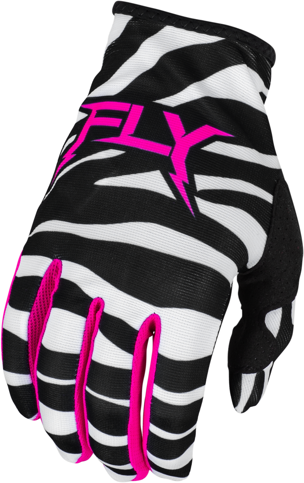 Fly Racing Lite Uncaged Gloves Black/White/Neon Pink Xs 377-741XS