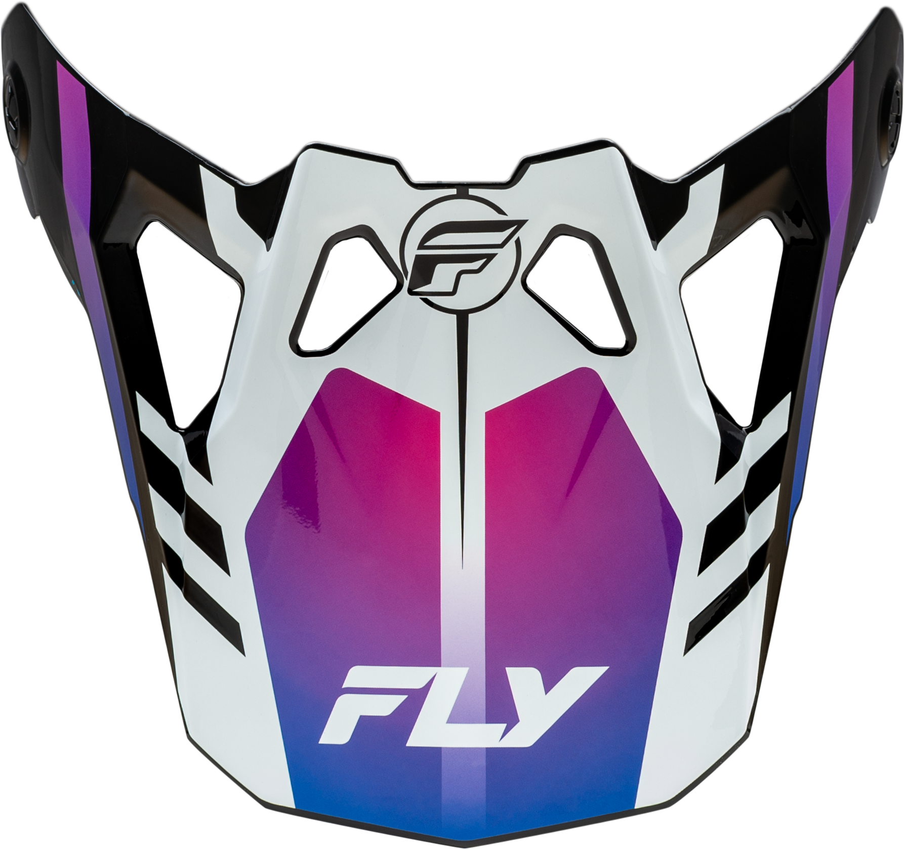 Fly Racing Formula Cp Krypton Visor White/Black/Purple M-2x 73-0049