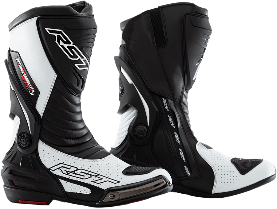 RST Tractech Evo Iii Sport Ce Boot White / Black  Sz 8 556-2101441