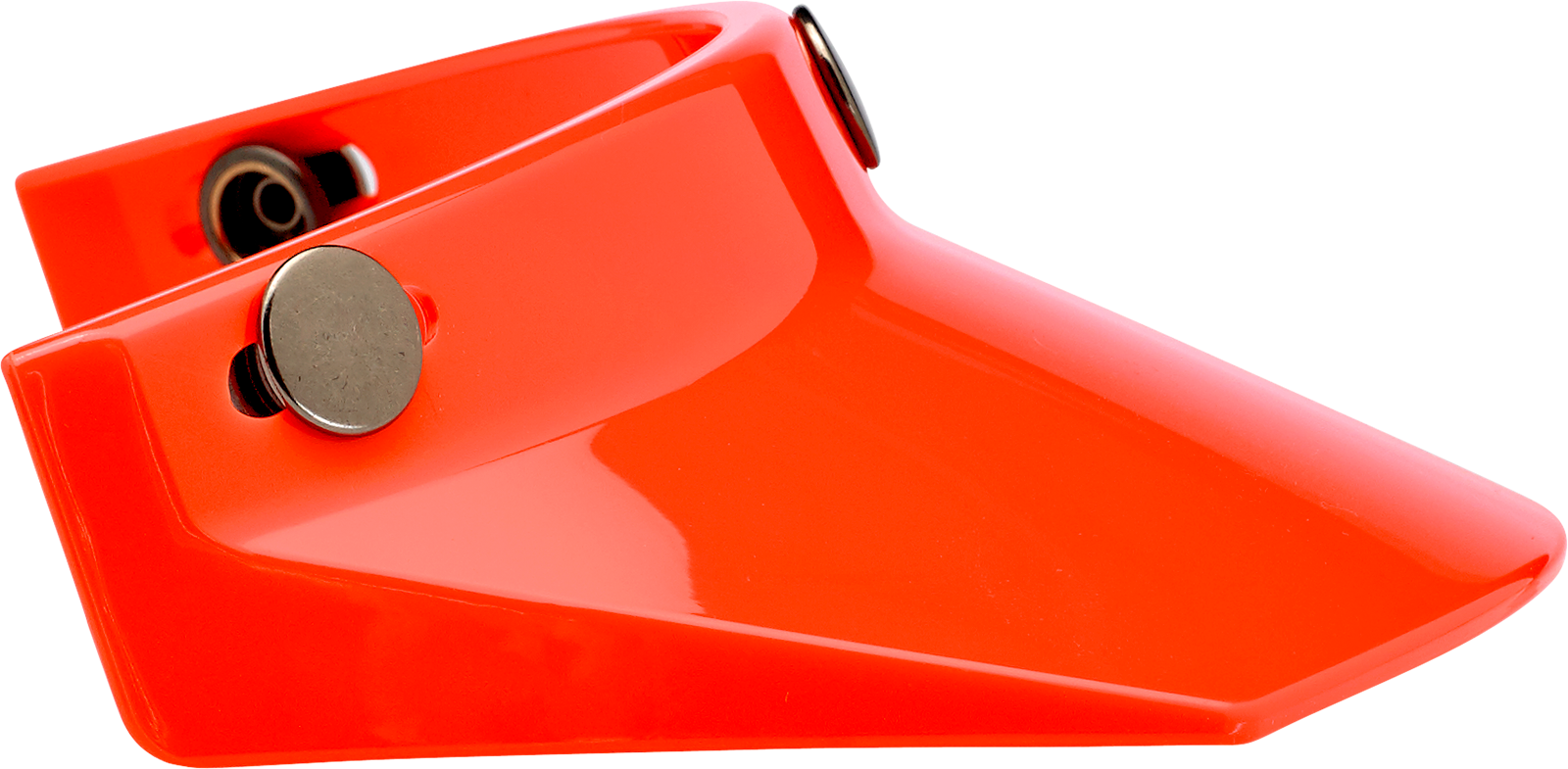 BILTWELL Moto 3-Snap Visor - Orange 2002-565