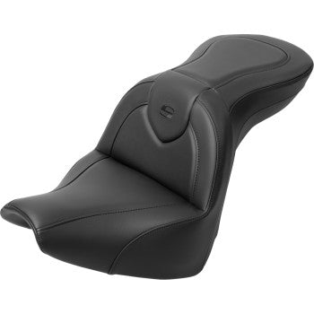 SADDLEMEN RoadSofa™ Seat - without Backrest - Black Stitch - FXBR/S '1 ...