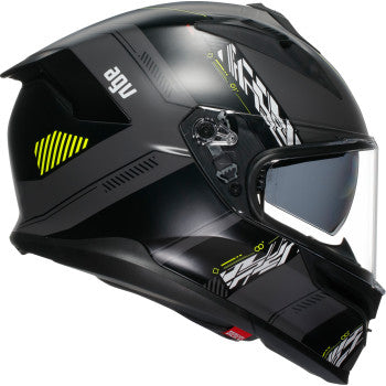 AGV K7 Helmet - Kyber - Matte Gray/Yellow Fluo - Small 0101-17984