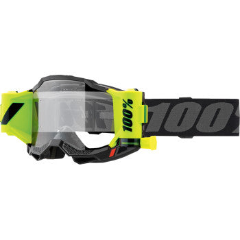 100% Accuri 2 Forecast Goggle - Roll-Off - Black - Clear Lens 50017-00008