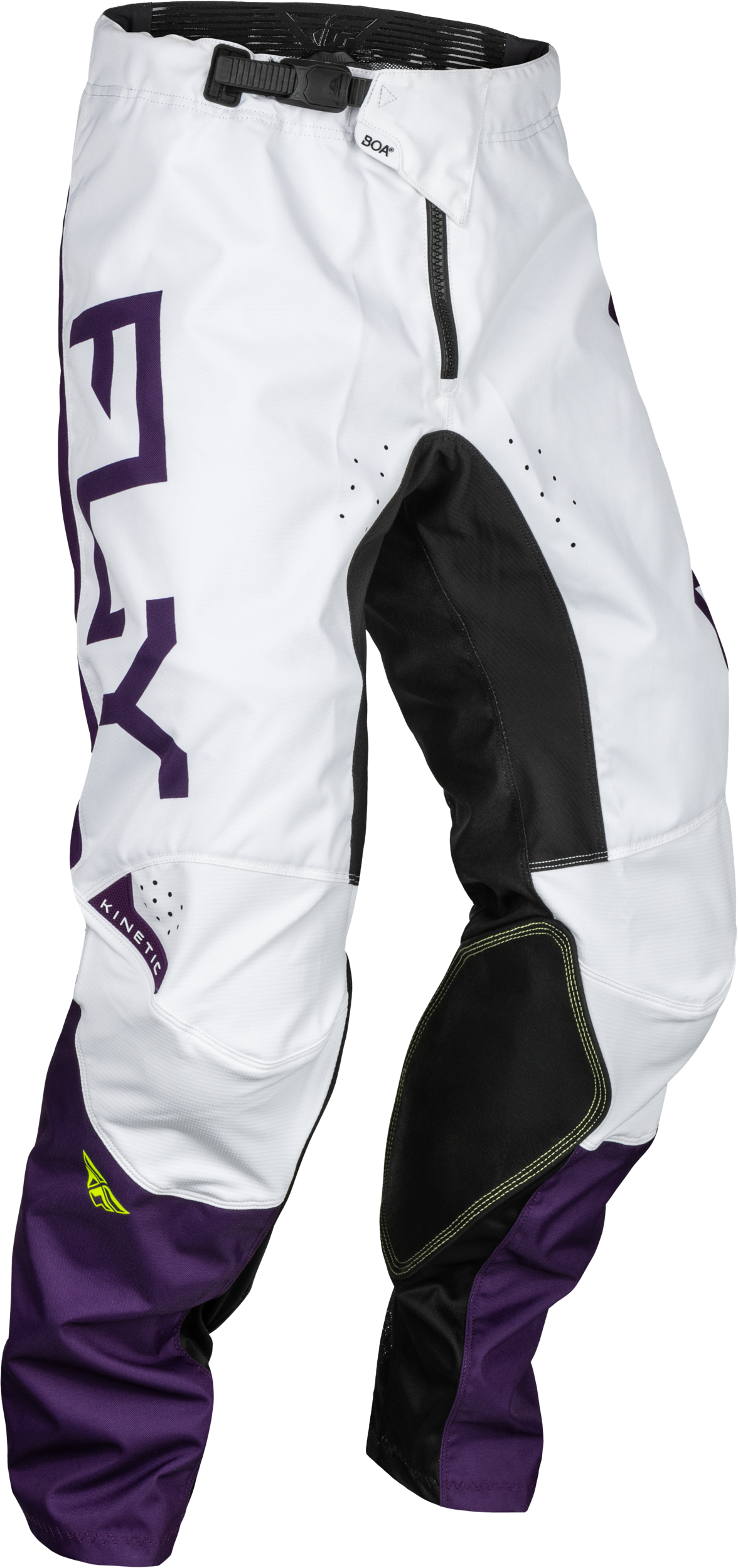 Fly Racing Kinetic Reload Pants Deep Purple/White/Hi-Vis Sz 28 377-53128