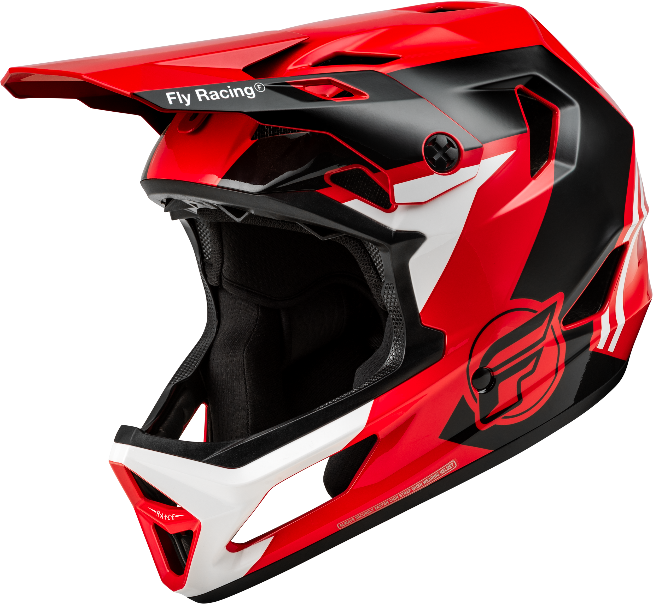 Fly Racing Rayce Bicycle Helmet Red/Black/White Md 73-3611M