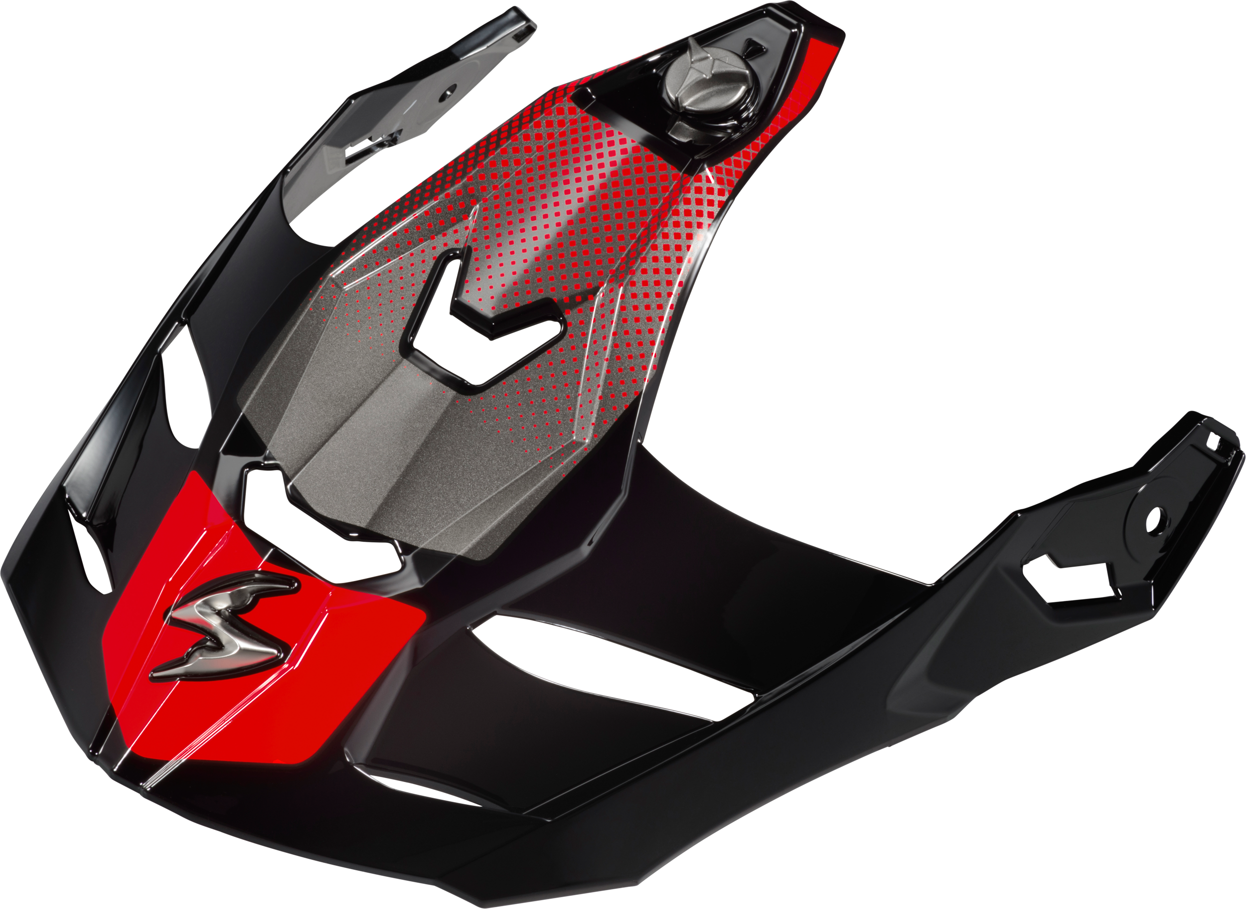 Xt9000 Peak Visor Set Trailhead Dark Red