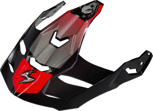 Xt9000 Peak Visor Set Trailhead Dark Red