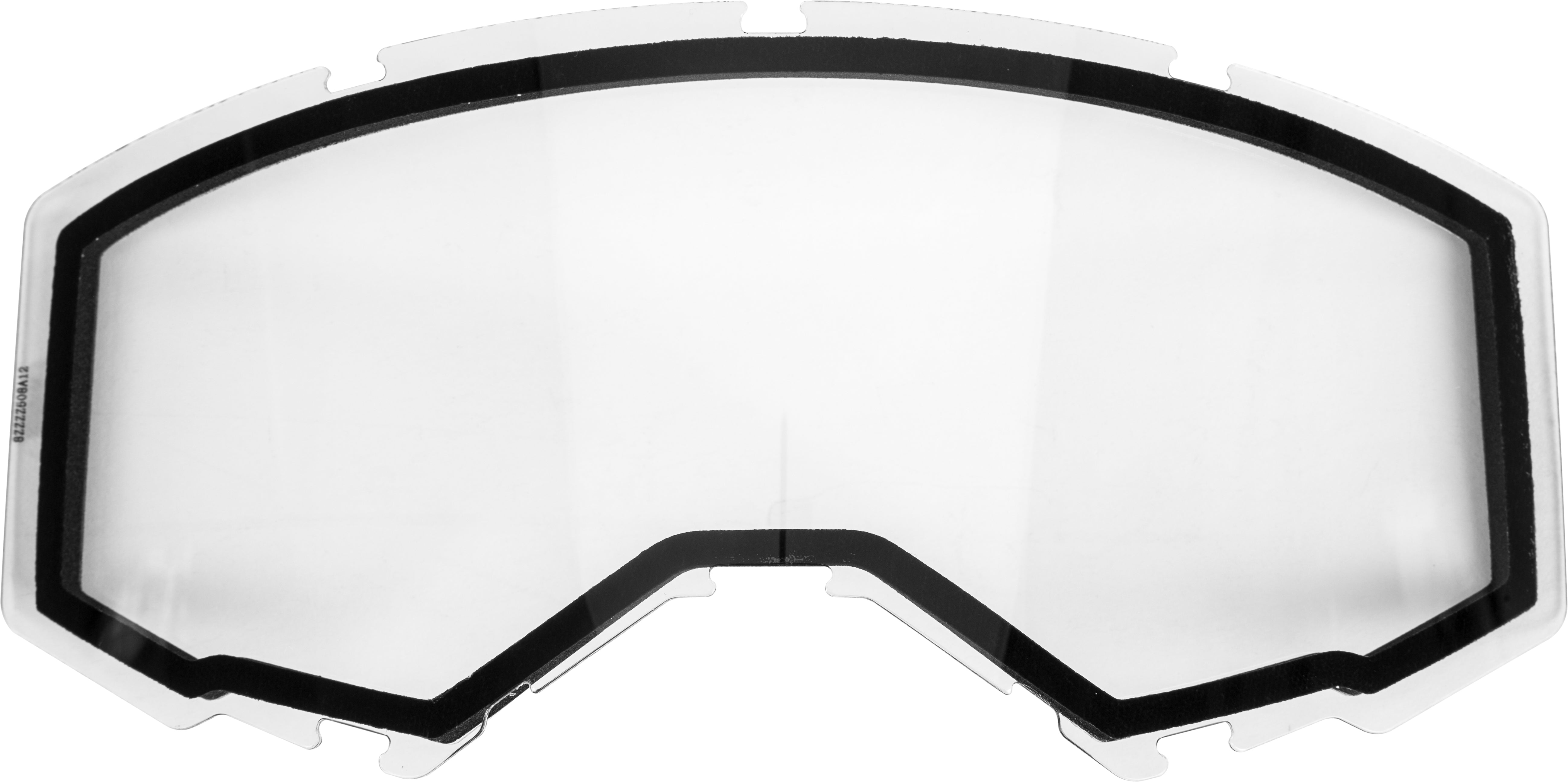 Fly Racing Dual Lens W/O Vents Adult Clear 37-5439