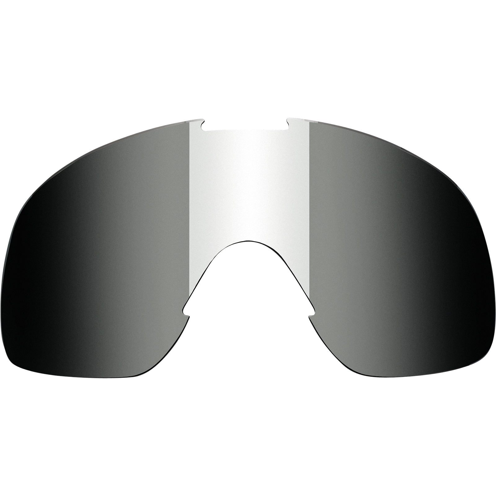 BILTWELL Overland Goggle Lens - Chrome/Smoke Mirror 2112-21
