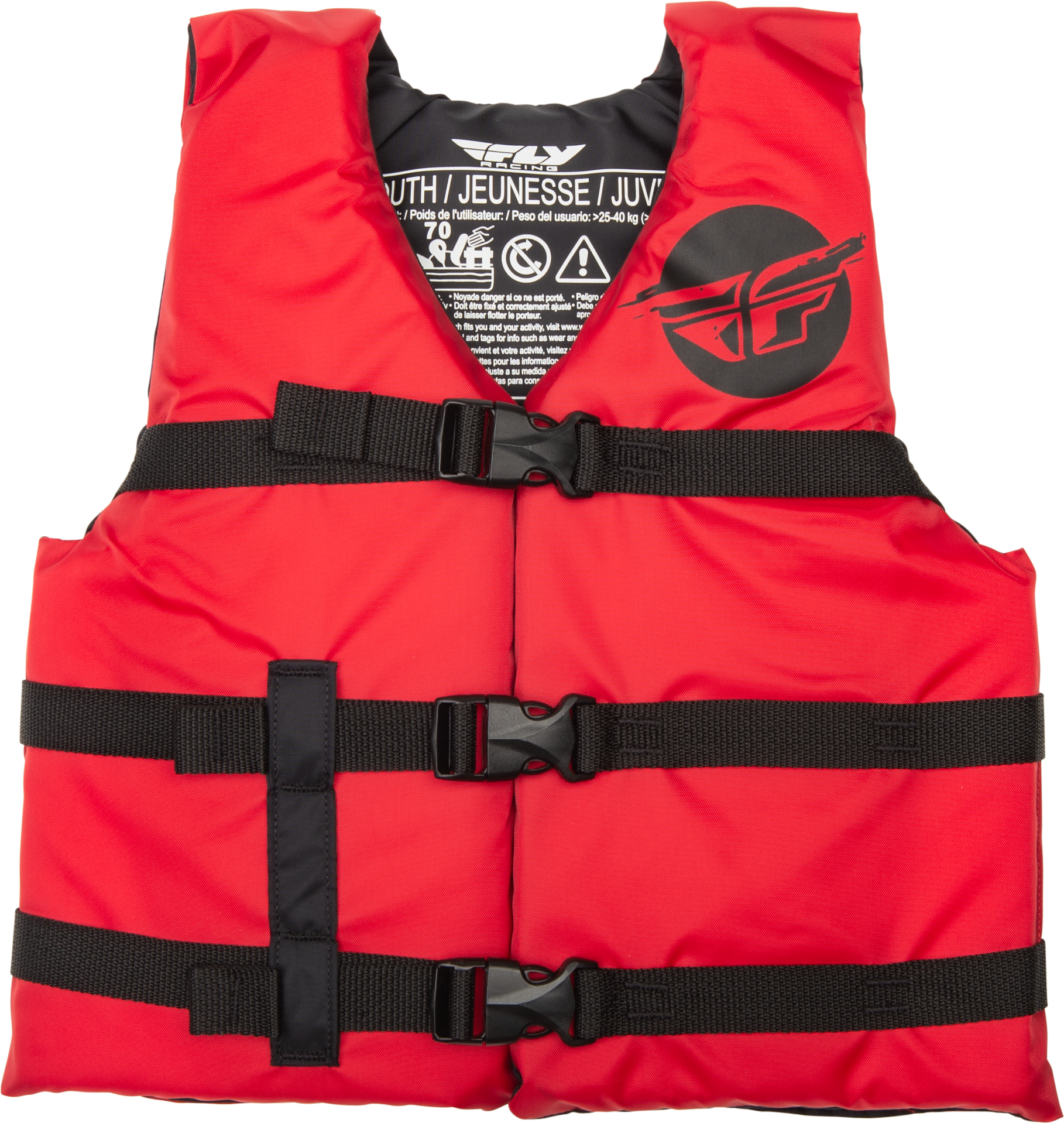 Fly Racing Youth Flotation Vest Red/Black 221-30332