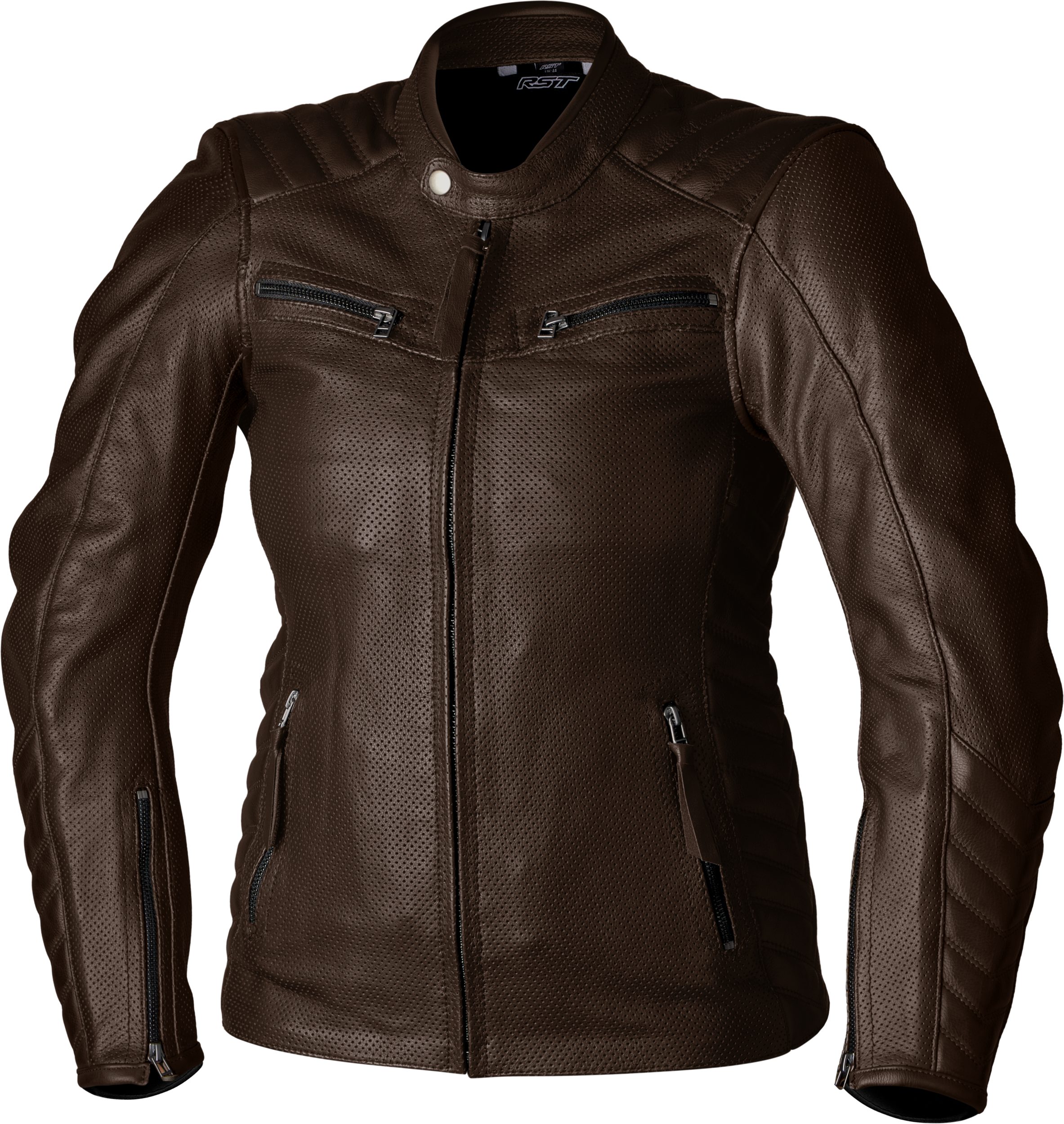 RST Ladies Roadster Air Ce Jacket Brown Leather 2xl 556-3538118