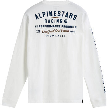 ALPINESTARS REP Long-Sleeve T-Shirt - White - Medium 12337140020M