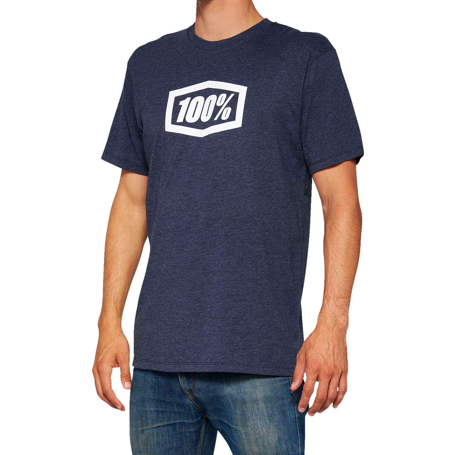 100% Icon T-Shirt - Navy - XL 20000-00048