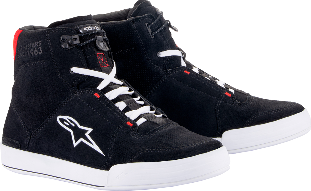 ALPINESTARS Chrome Shoes - Black/White/Red - US 10.5 2512322130410.5