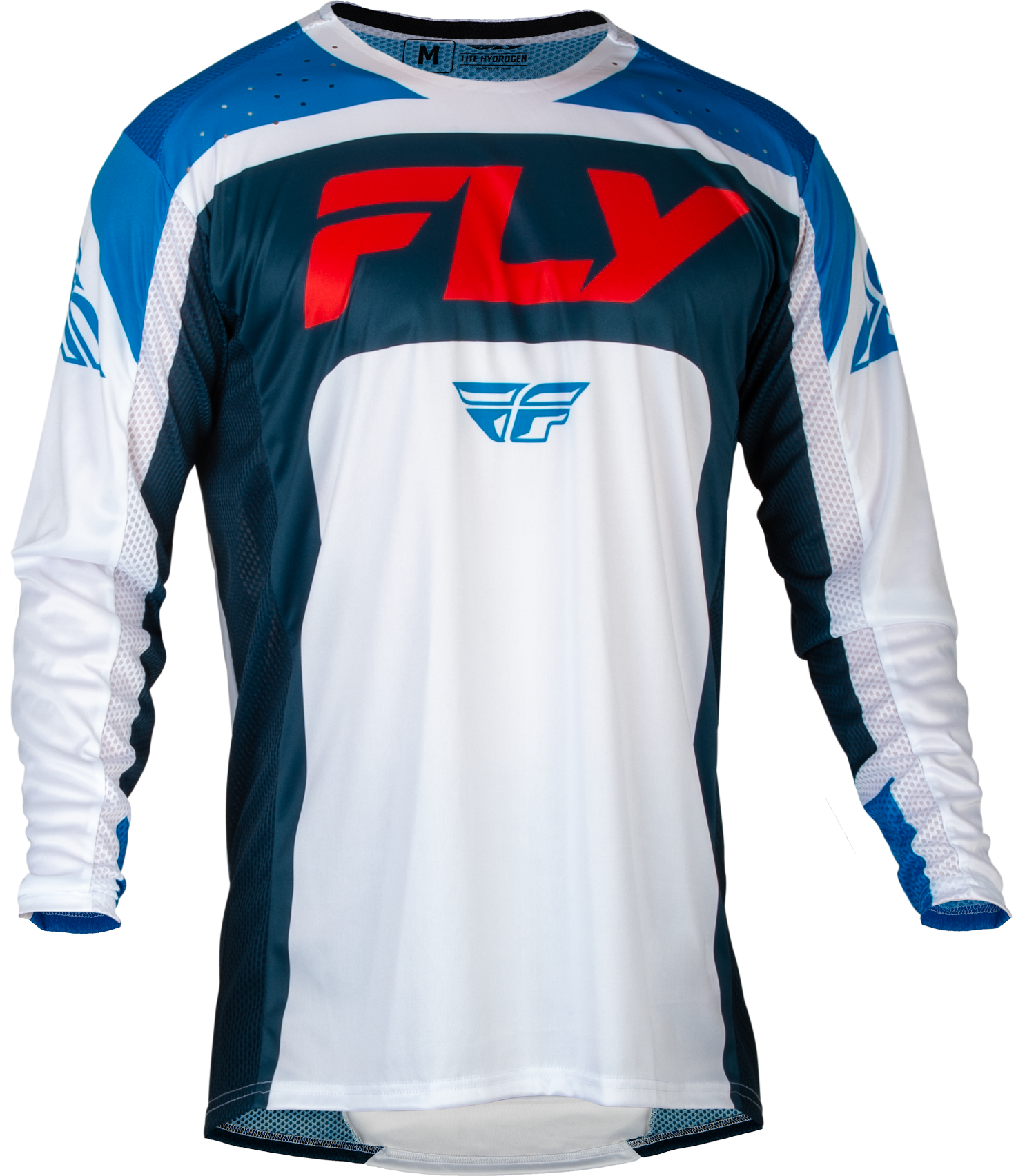 Fly Racing Lite Jersey Red/White/Navy Lg 377-723L