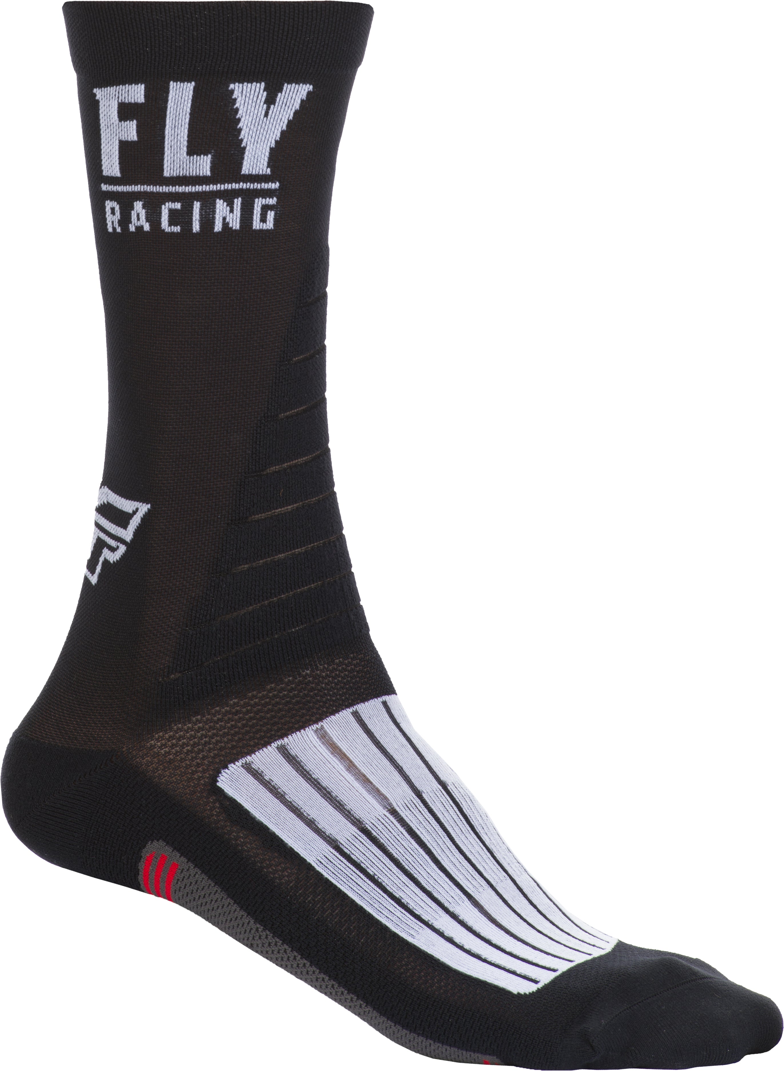 Fly Racing Fly Factory Rider Socks Black/White/Red Sm/Md 350-0505S