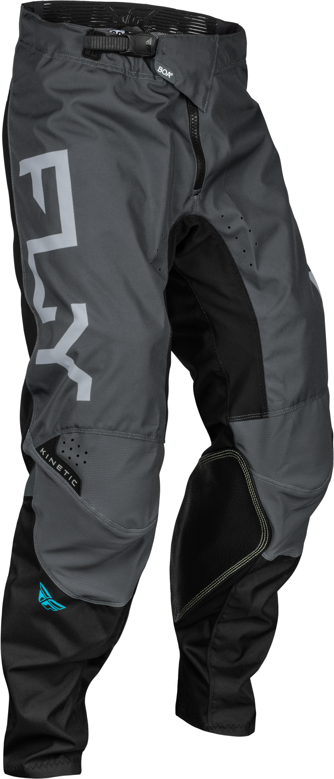 Fly Racing Kinetic Reload Pants Charcoal/Blk/Blu Iridium Sz 32 377-53032