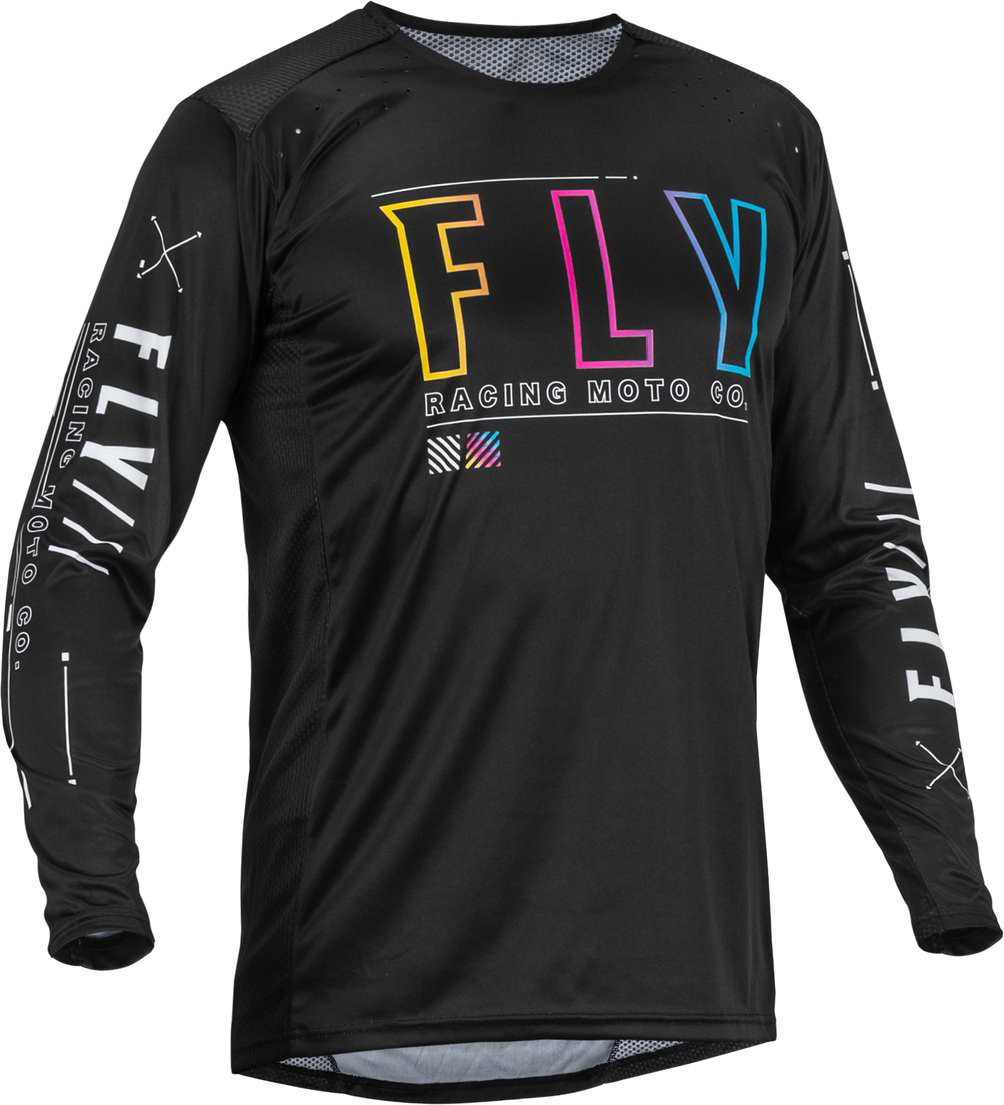 Fly Racing Lite S.E. Avenge Jersey Black/Sunset Sm 376-725S